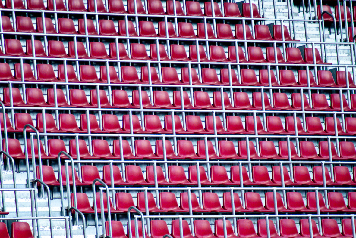 Nikon D200 + Tamron SP 70-300mm F4-5.6 Di VC USD sample photo. Red chairs photography