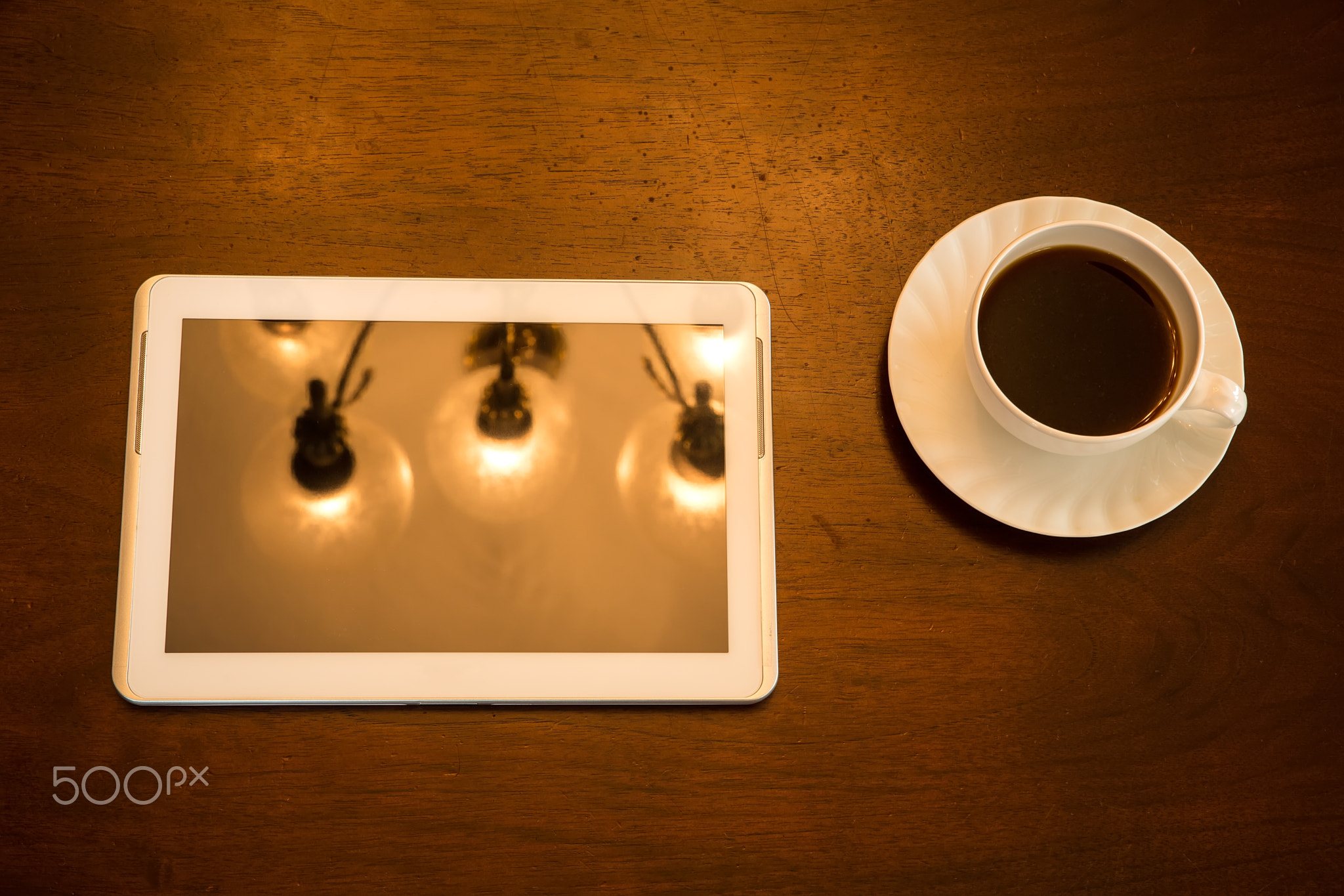 Classical Coffee and Tablet PC