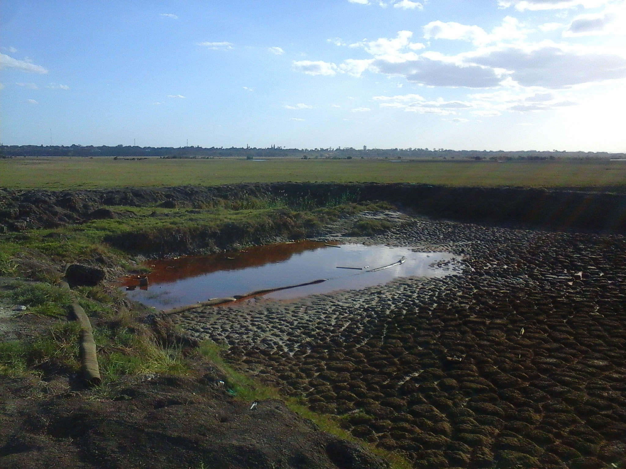 Samsung Galaxy Trend sample photo. A small artificial pond #1 photography