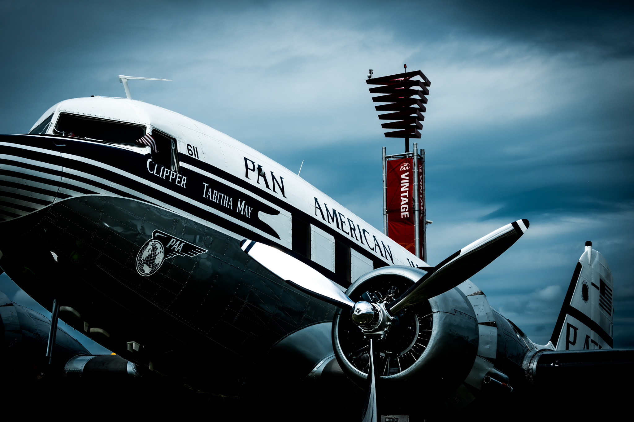 Pentax K-3 sample photo. Pan am dc-3 photography