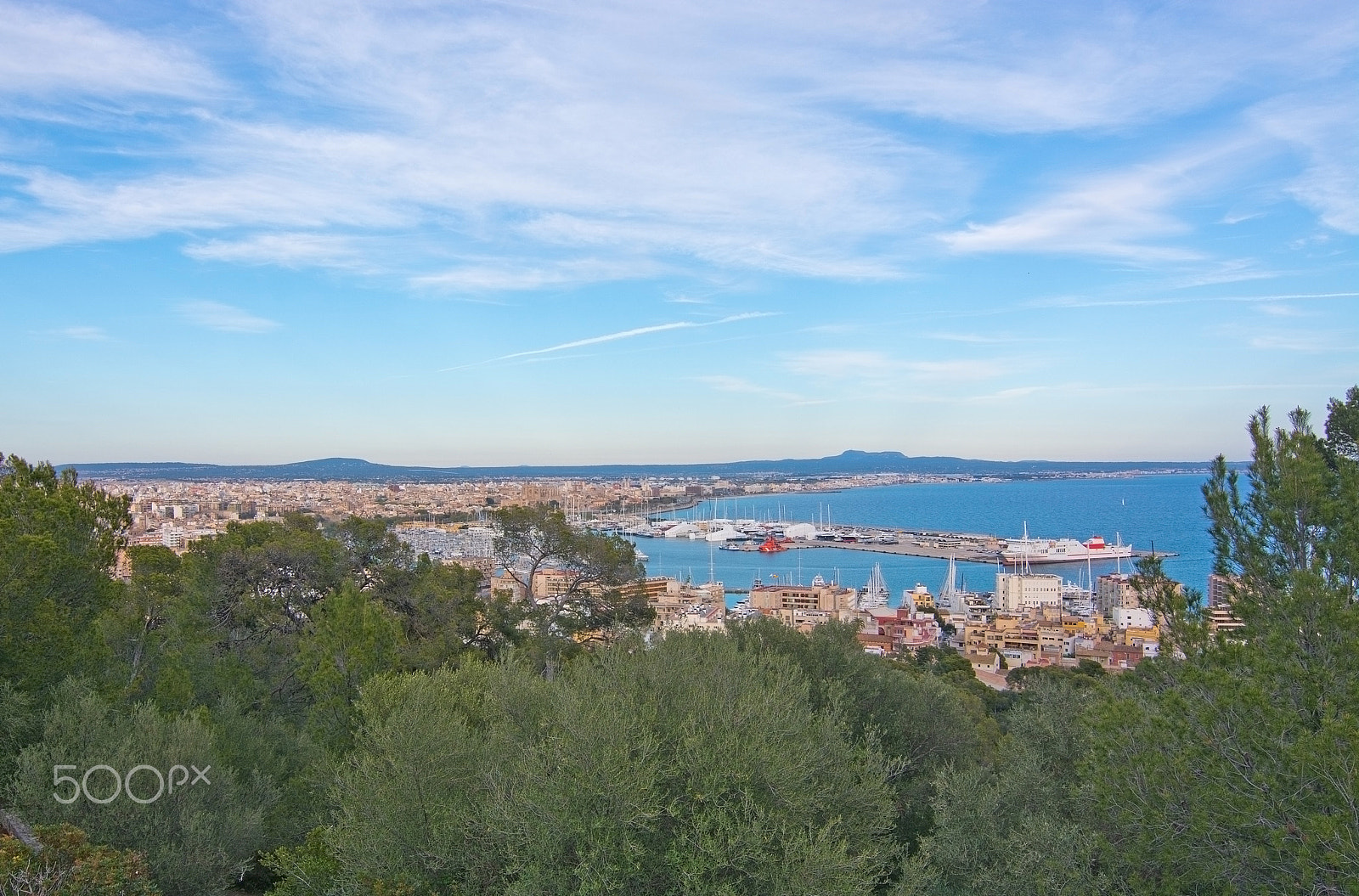 Sigma 8mm F3.5 EX DG Circular Fisheye sample photo. View over palma bay photography