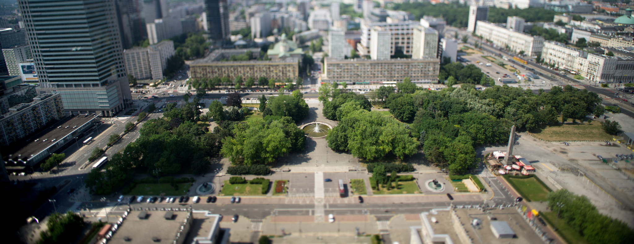 Sony a6000 + Canon TS-E 24mm f/3.5L sample photo. Warsaw panorama photography