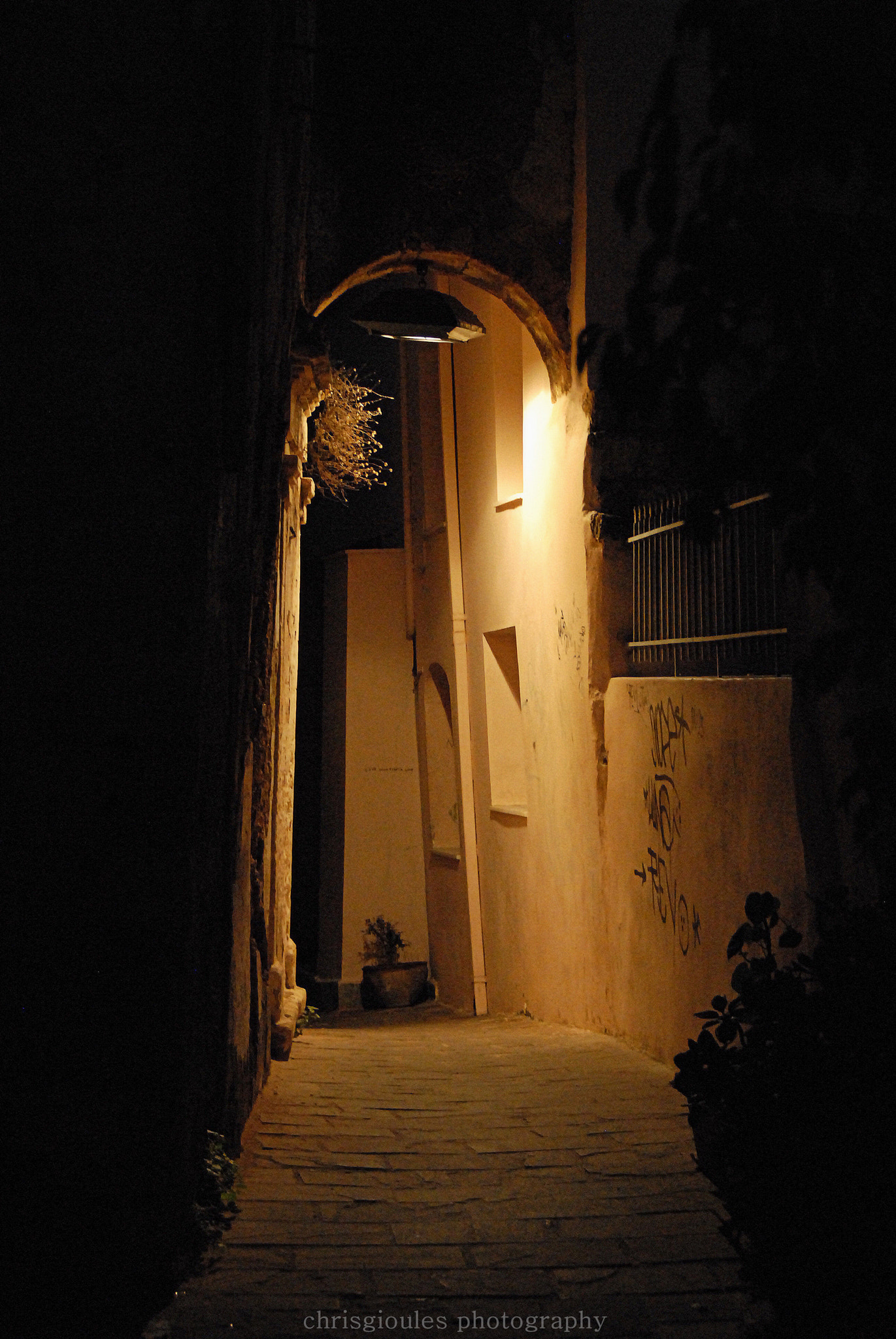 Nikon D200 sample photo. Small alley after midnight photography