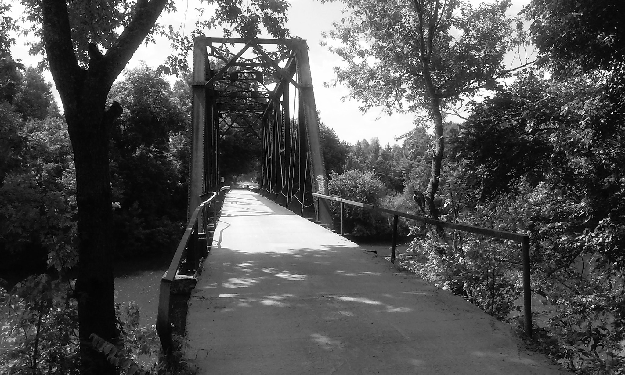 LG L70 CDMA sample photo. Railroad bridge photography