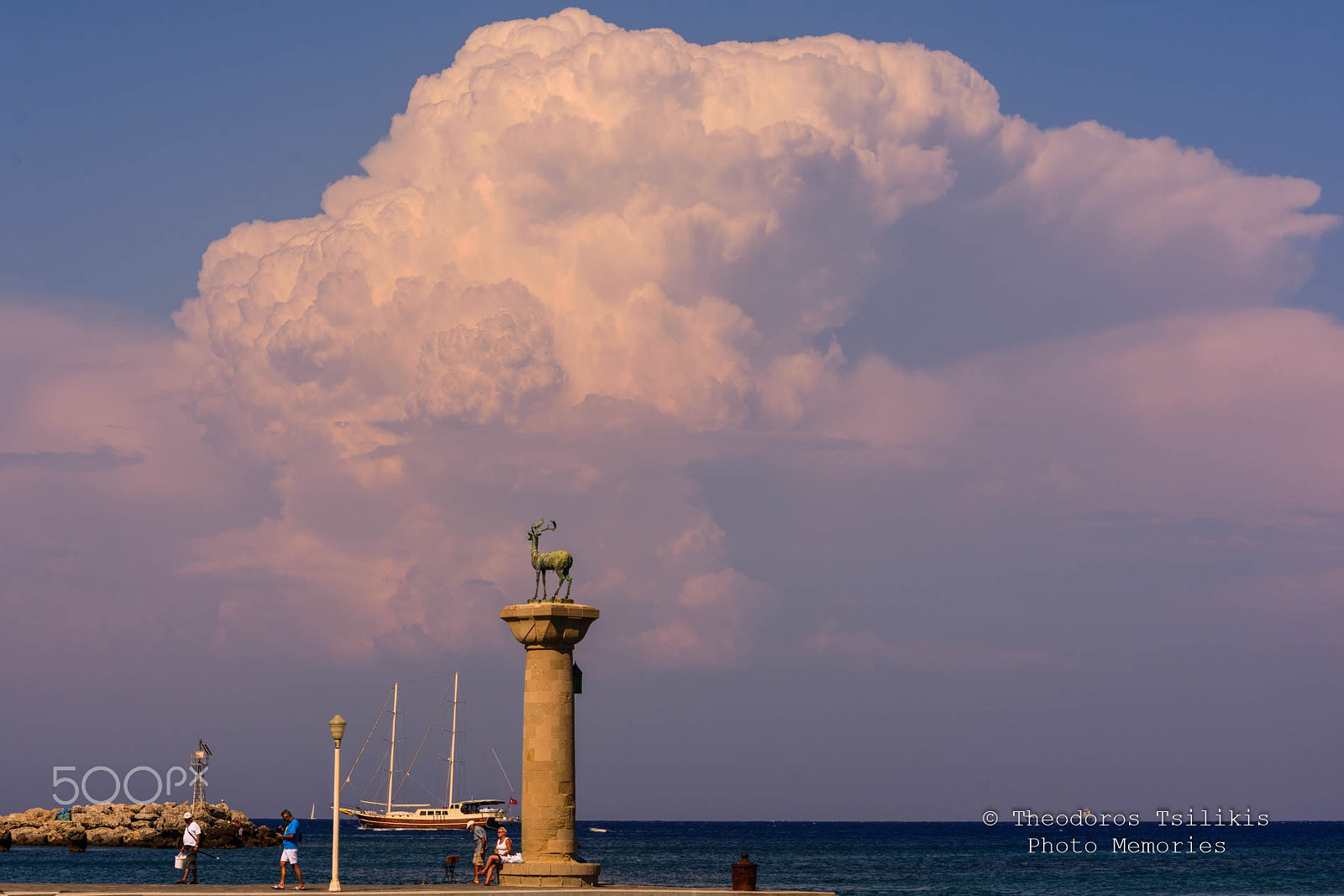 Sigma 70-300mm F4-5.6 APO DG Macro sample photo. Landmark of rhodes 2 photography
