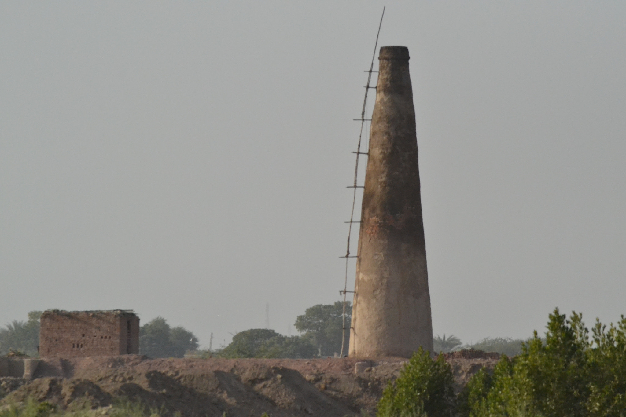 Nikon AF Nikkor 70-300mm F4-5.6G sample photo. Brick kiln photography