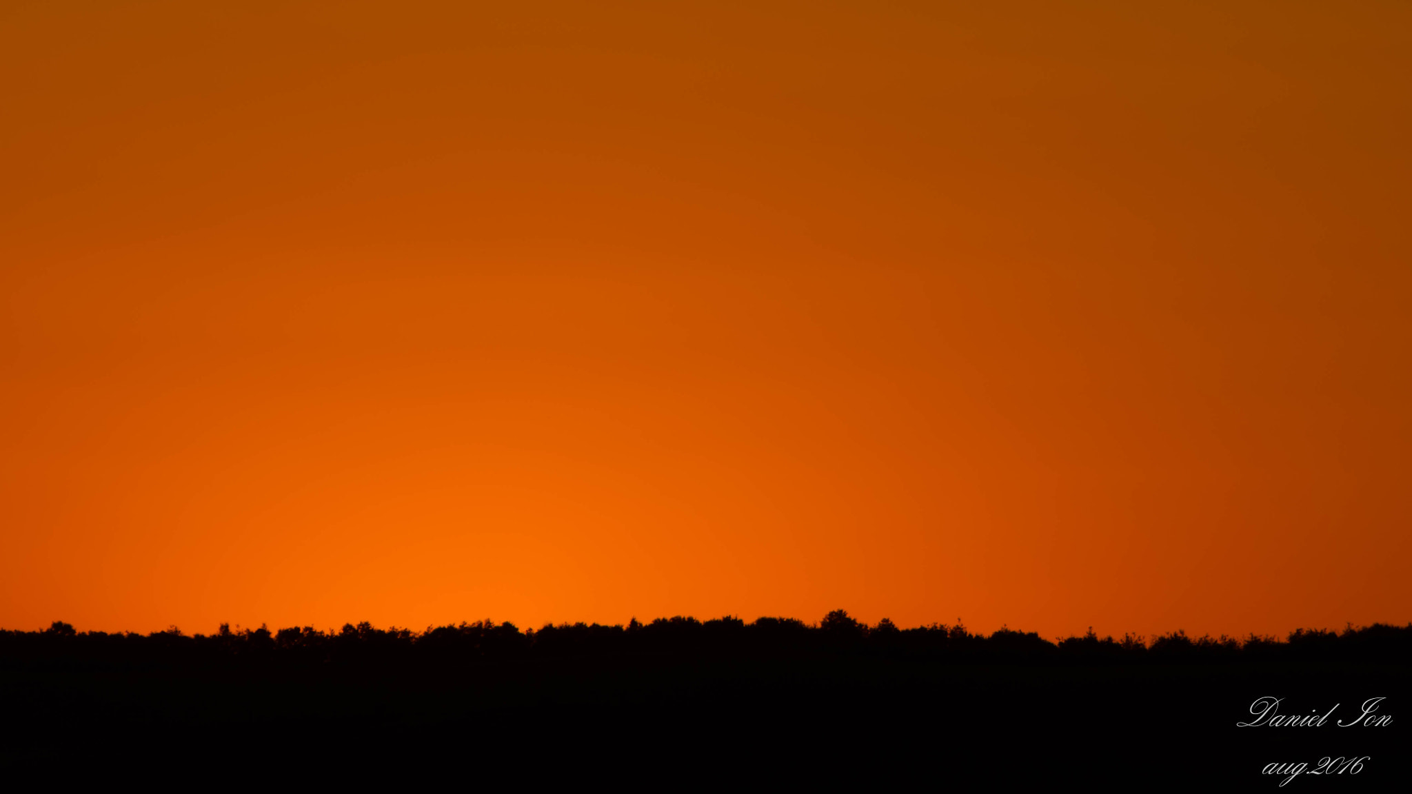 Pentax K-x sample photo. Sunset photography