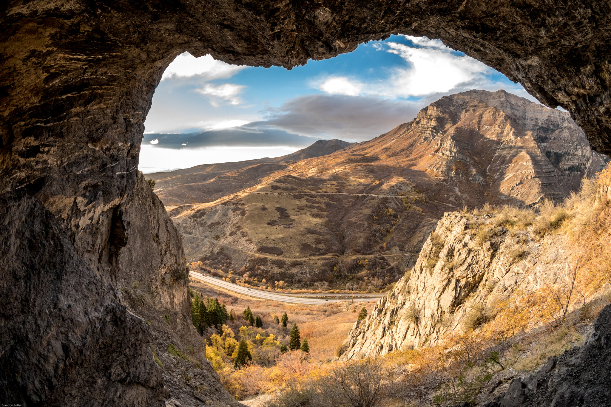 Nikon D750 + Nikon AF DX Fisheye-Nikkor 10.5mm F2.8G ED sample photo. Provo canyon secret cave photography