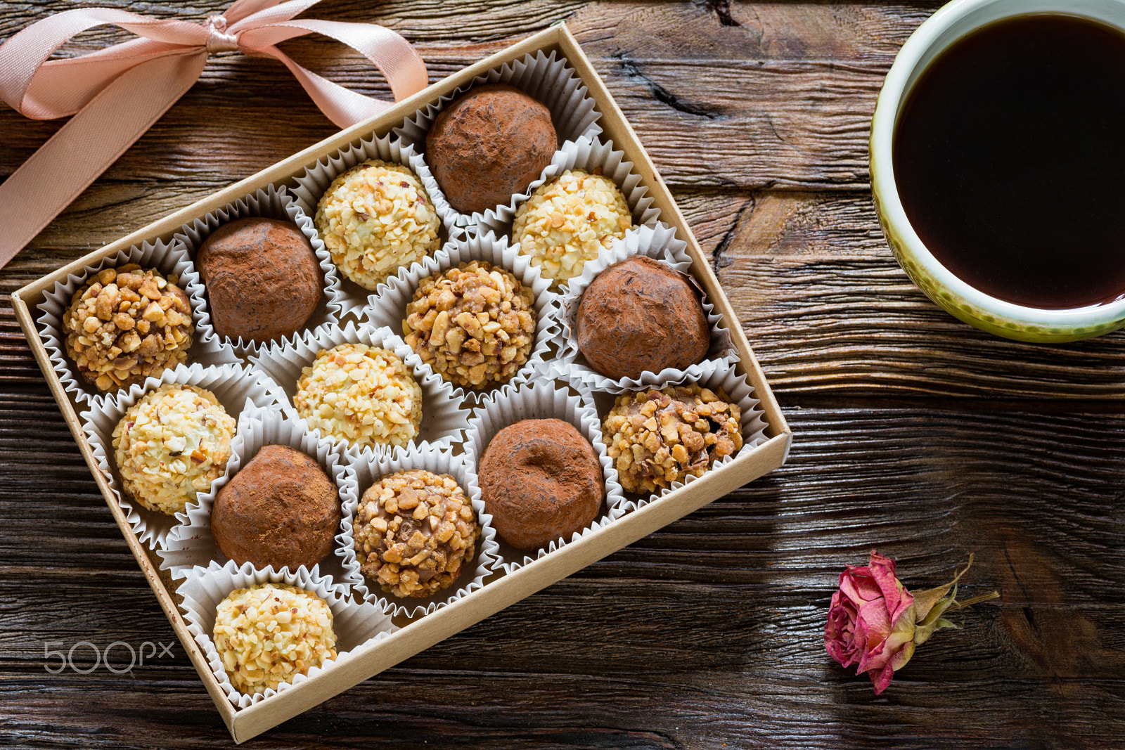 Tokina AT-X Pro 100mm F2.8 Macro sample photo. Sweet coffee time with chocolate truffles photography