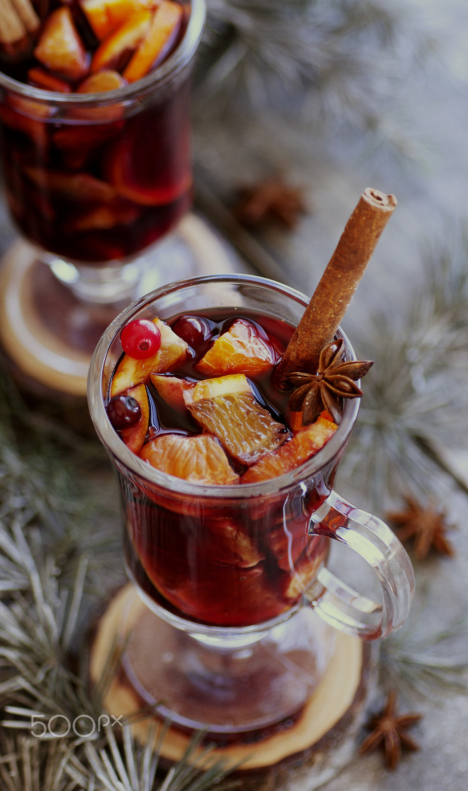 Sony Alpha DSLR-A380 sample photo. Cup of hot mulled wine for christmas photography