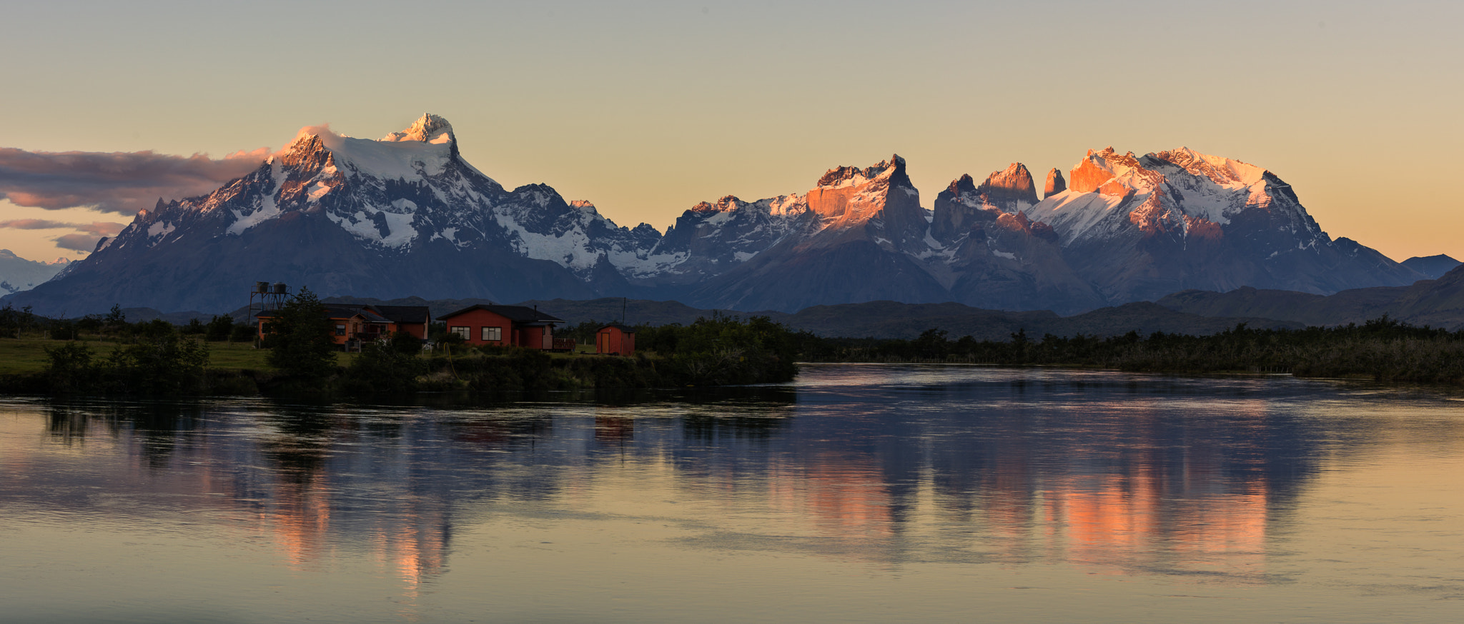 Sony a99 II + Minolta/Sony AF 70-200mm F2.8 G sample photo. Torres del paine at sunset photography