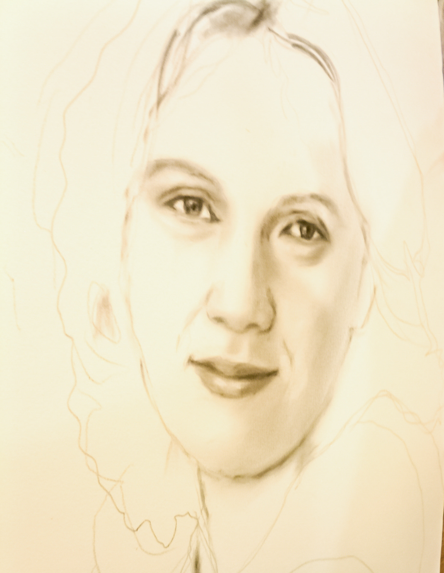 KONICA MINOLTA DiMAGE F300 sample photo. Charcoal drawing photography