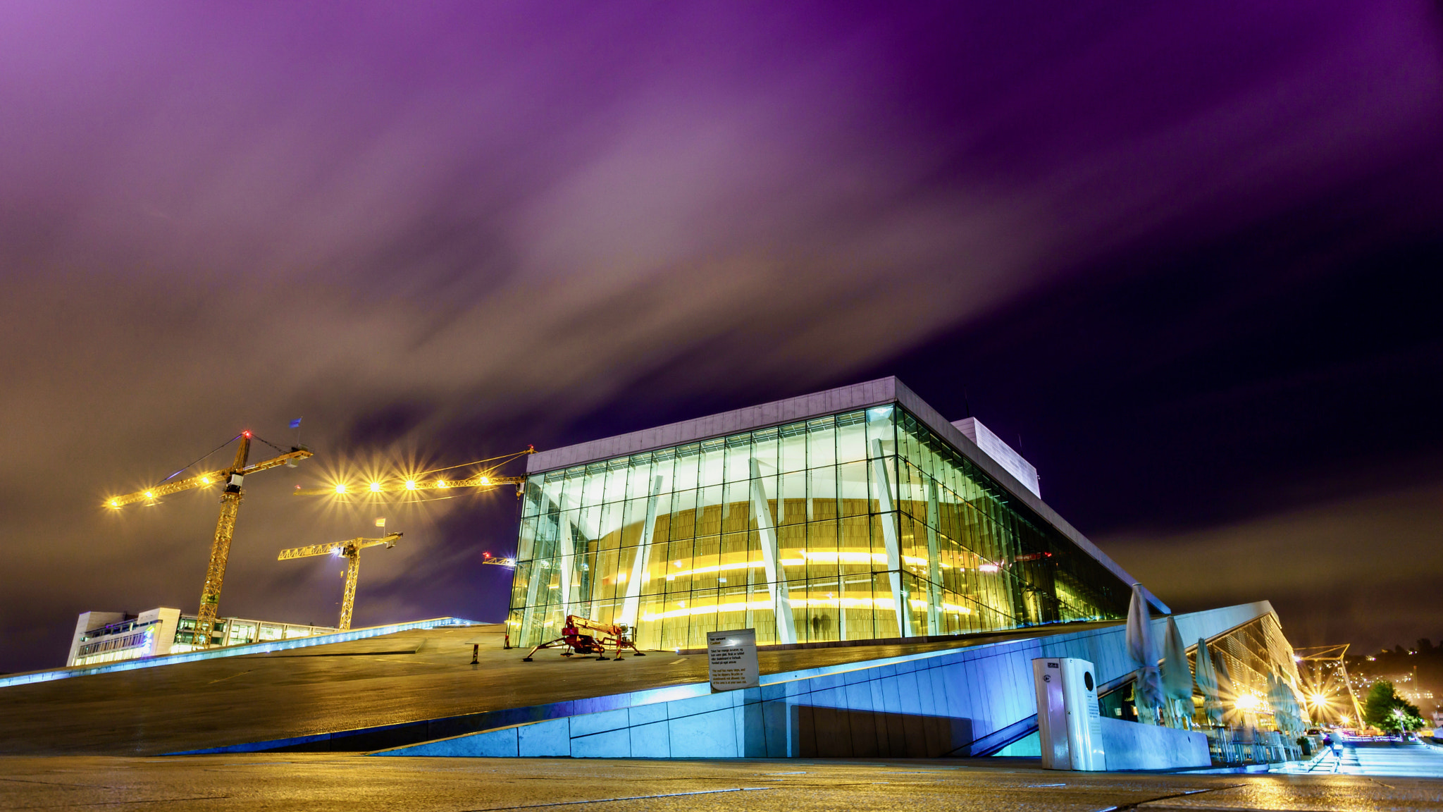 Sony a7 II + Canon EF 17-40mm F4L USM sample photo. Operahuset, oslo photography