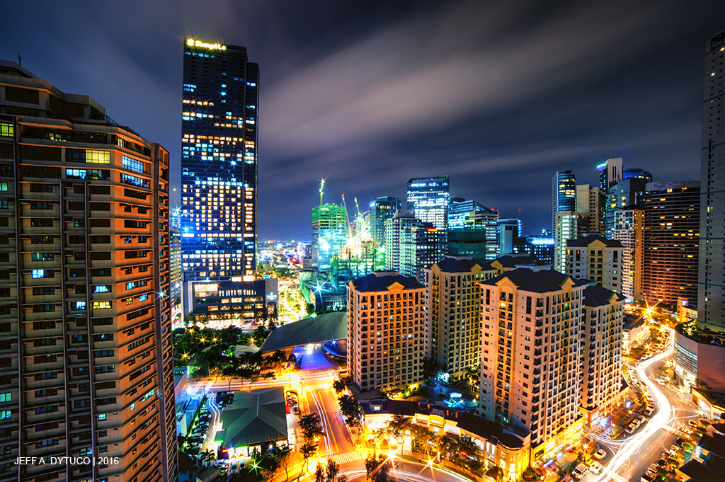 Samyang 14mm F2.8 ED AS IF UMC sample photo. City lights photography