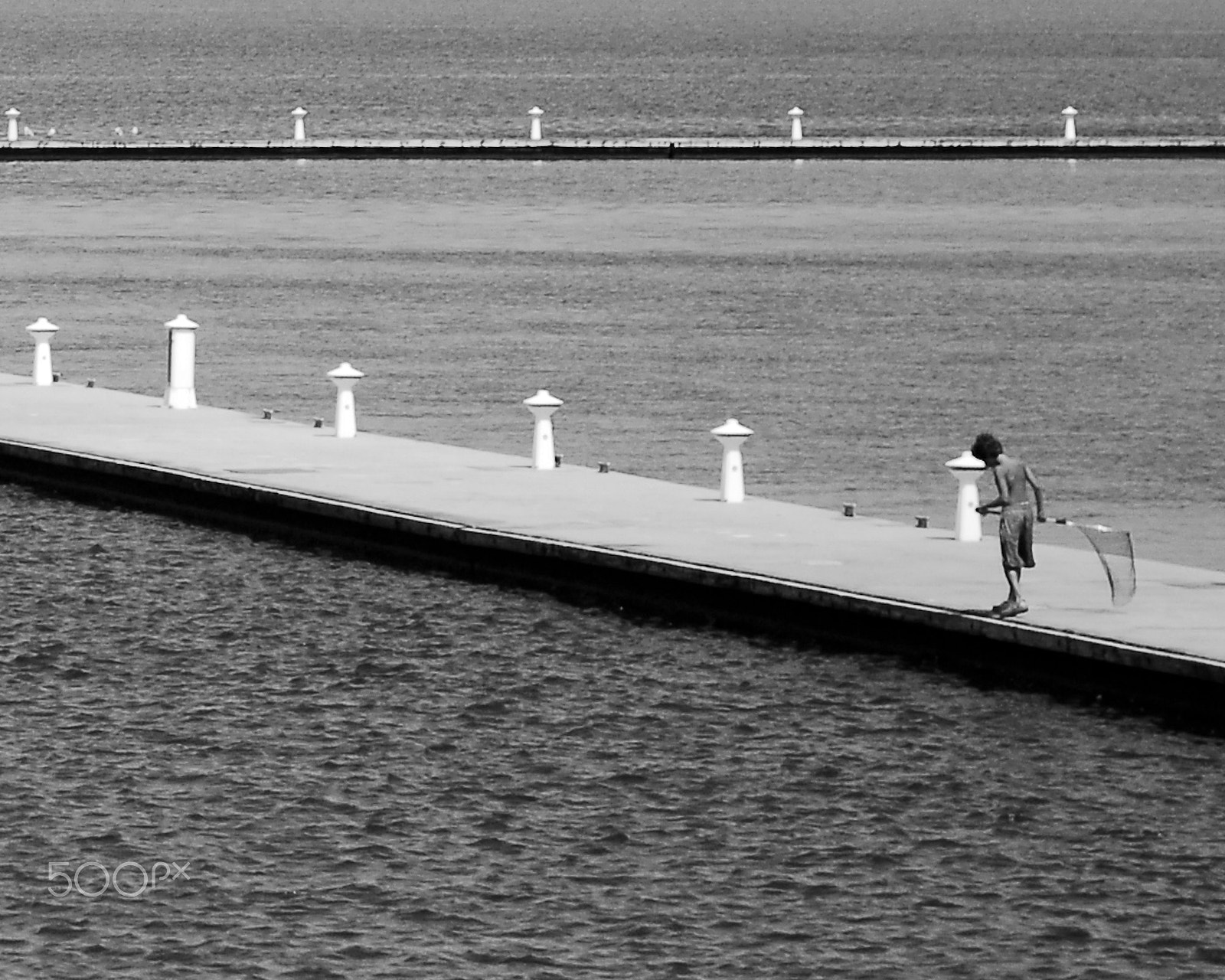 Nikon D200 sample photo. Boy fishing photography
