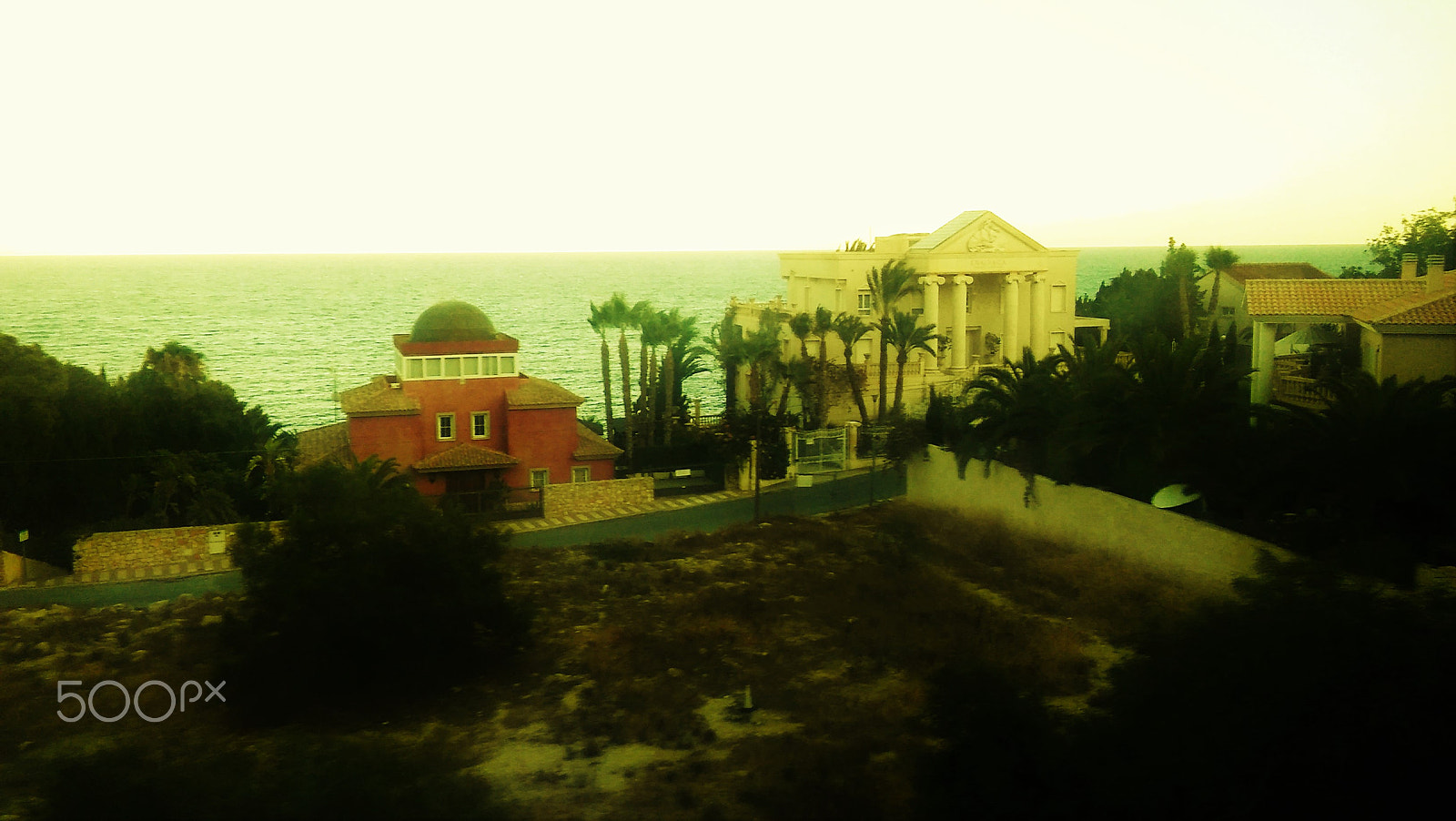 LG G4C sample photo. Train to benidorm, spain photography