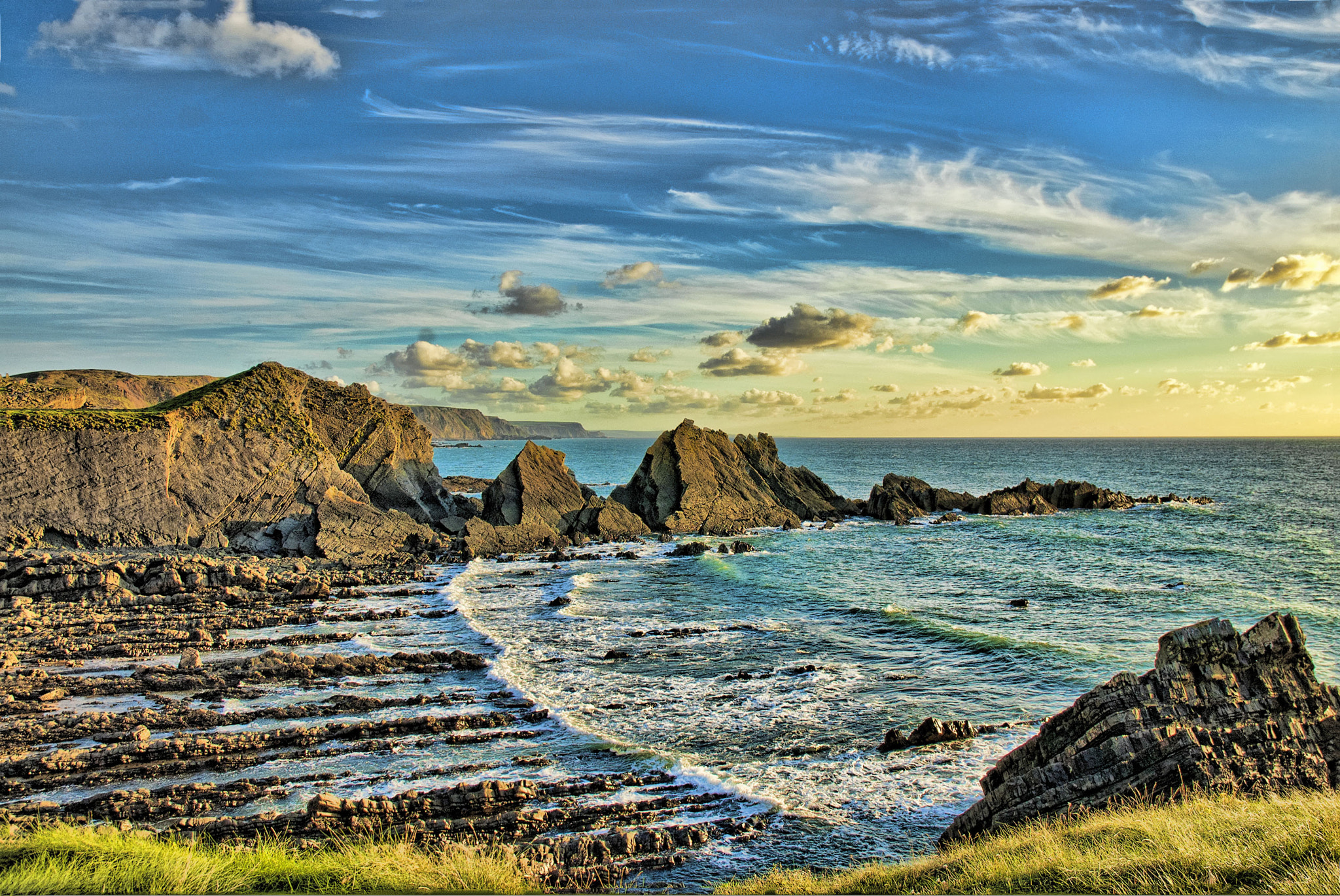 Nikon D50 sample photo. Hartland quay n devon (0672) photography