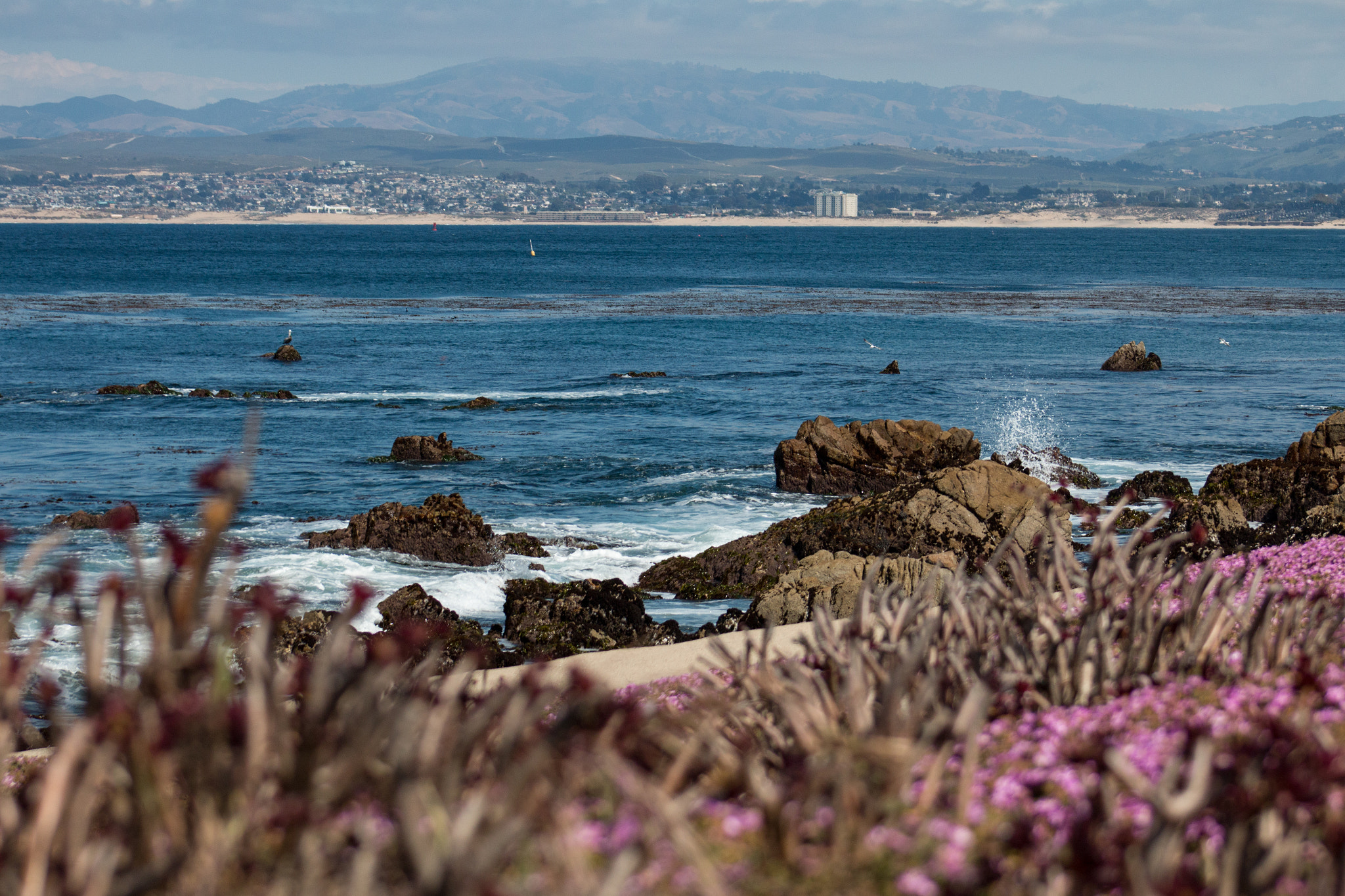 Canon EF 75-300mm f/4-5.6 USM sample photo. Ocean splash photography