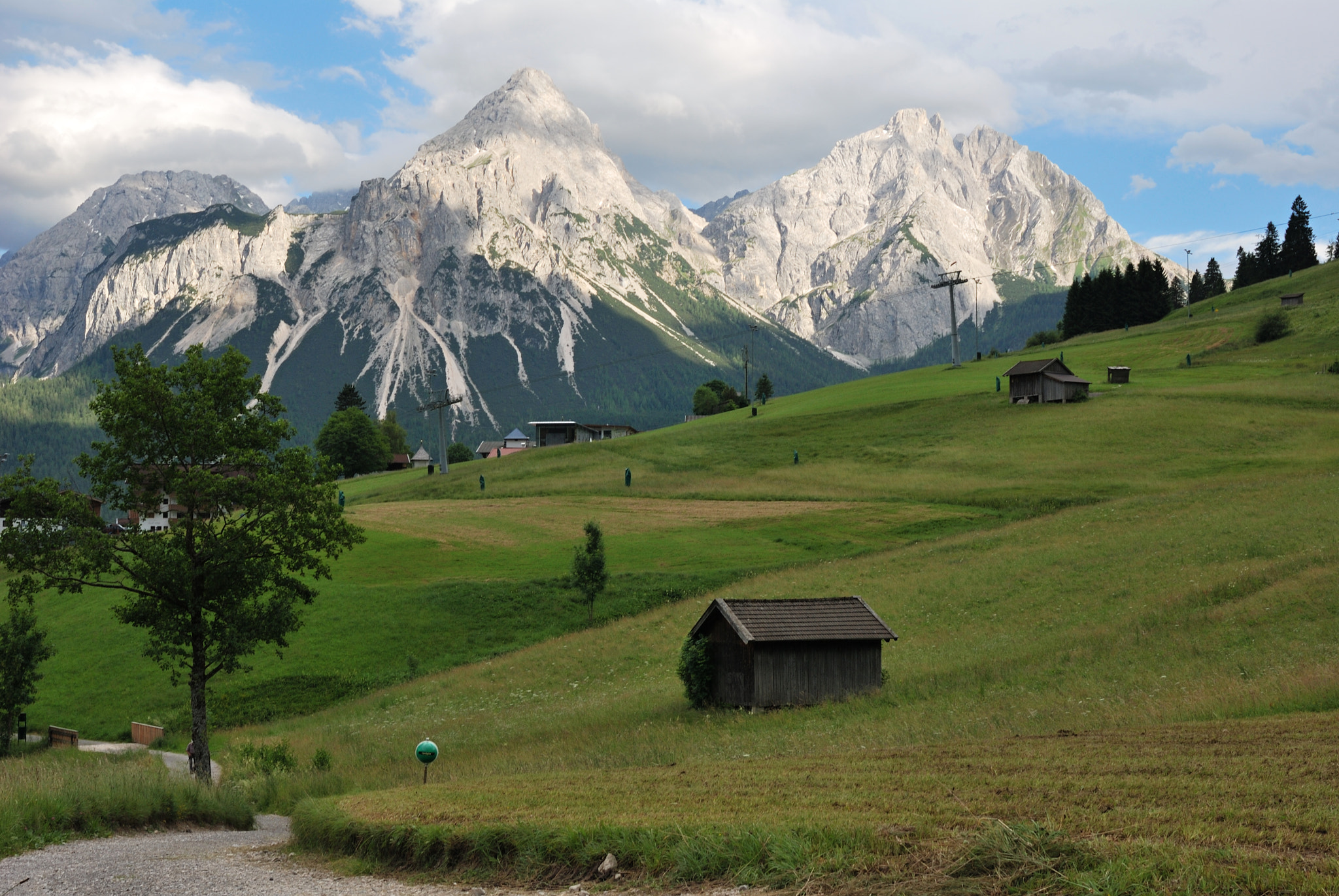 Nikon D60 + Nikon AF-S Nikkor 28mm F1.8G sample photo. Alpine countryside photography