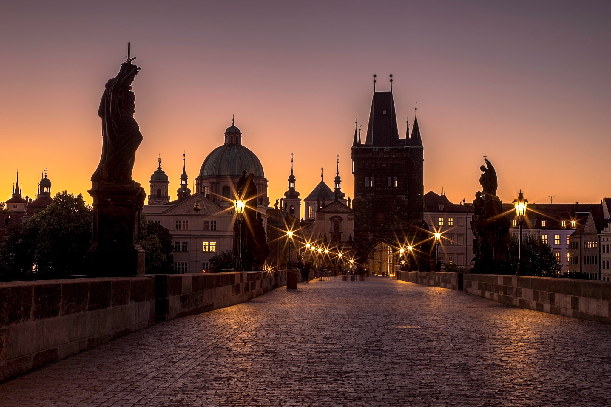 Sony a7 II + Tamron 18-270mm F3.5-6.3 Di II PZD sample photo. Charles bridge - prague photography