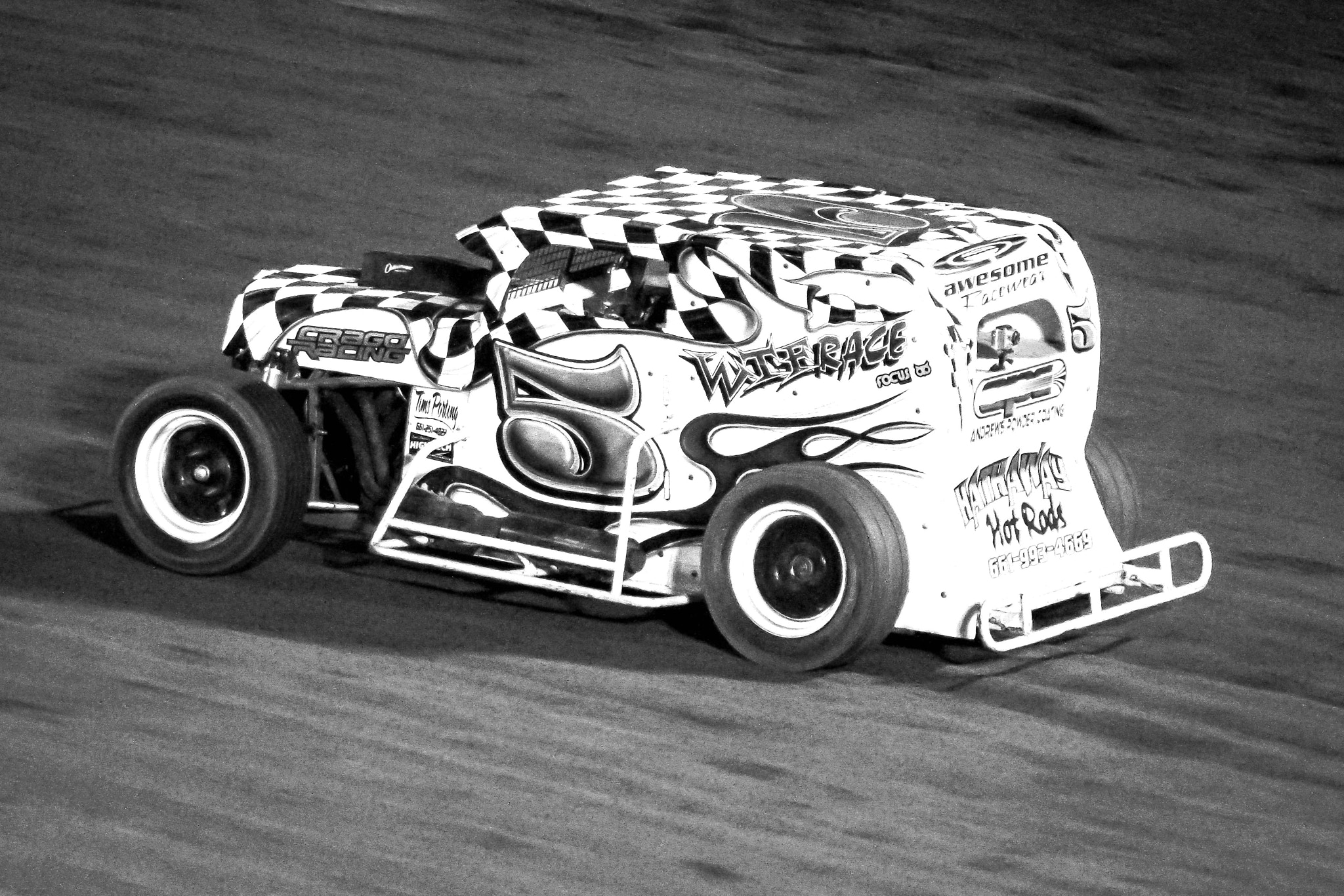 Canon EF 70-200mm F2.8L USM sample photo. Hot rod racing photography