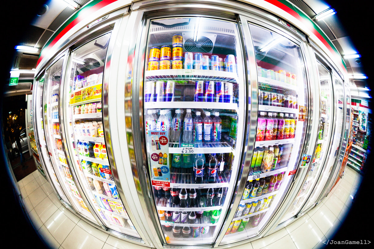 Canon EF 8-15mm F4L Fisheye USM sample photo. 7eleven fisheye photography