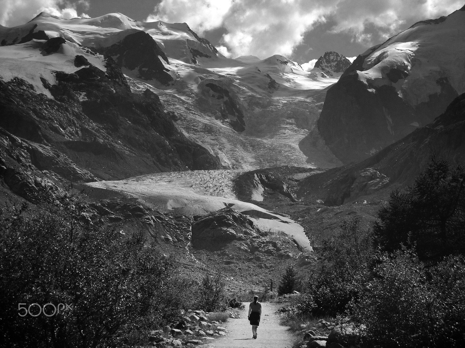 Sony DSC-W270 sample photo. The morteratsch glacier - shining light photography