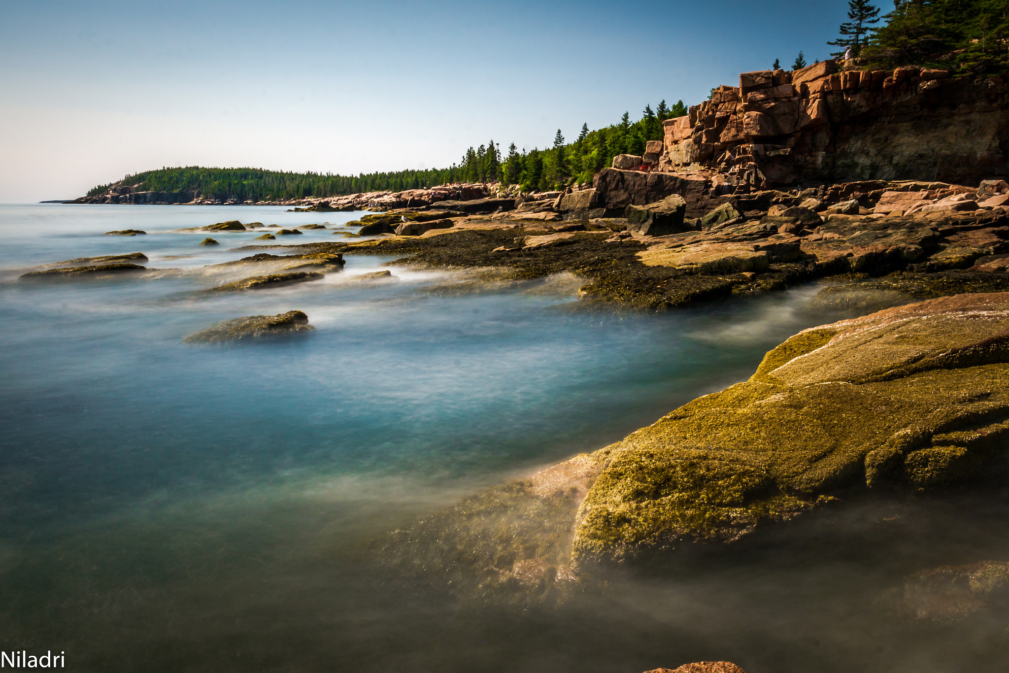 Canon EOS 7D + Canon EF 16-35mm F4L IS USM sample photo. Otter point, acadia photography