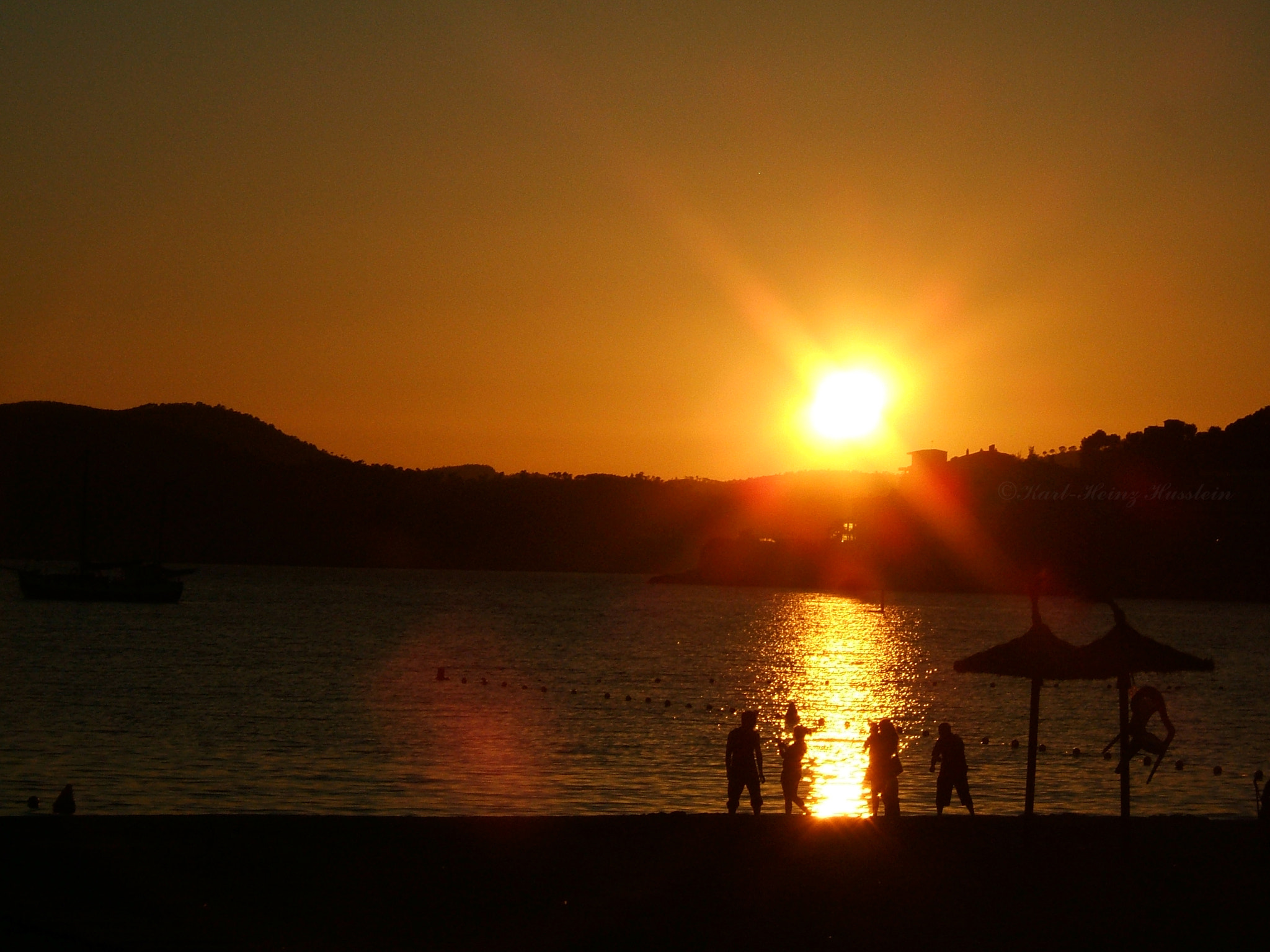 Fujifilm FinePix E550 sample photo. Abendstimmung am meer photography
