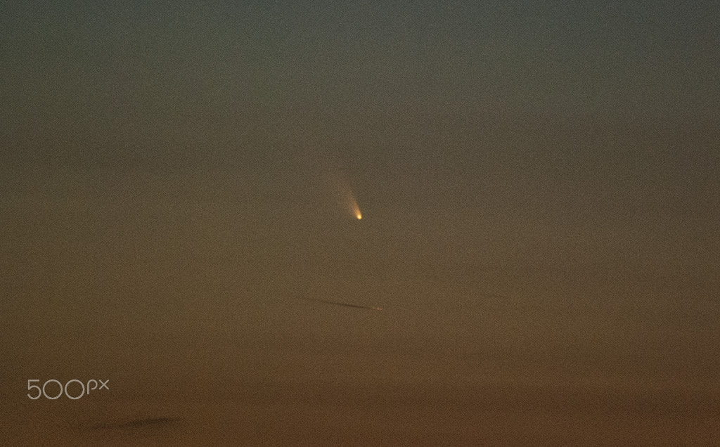 Nikon AF-Nikkor 80-200mm F2.8D ED sample photo. Comet c2011 pannstarrs photography