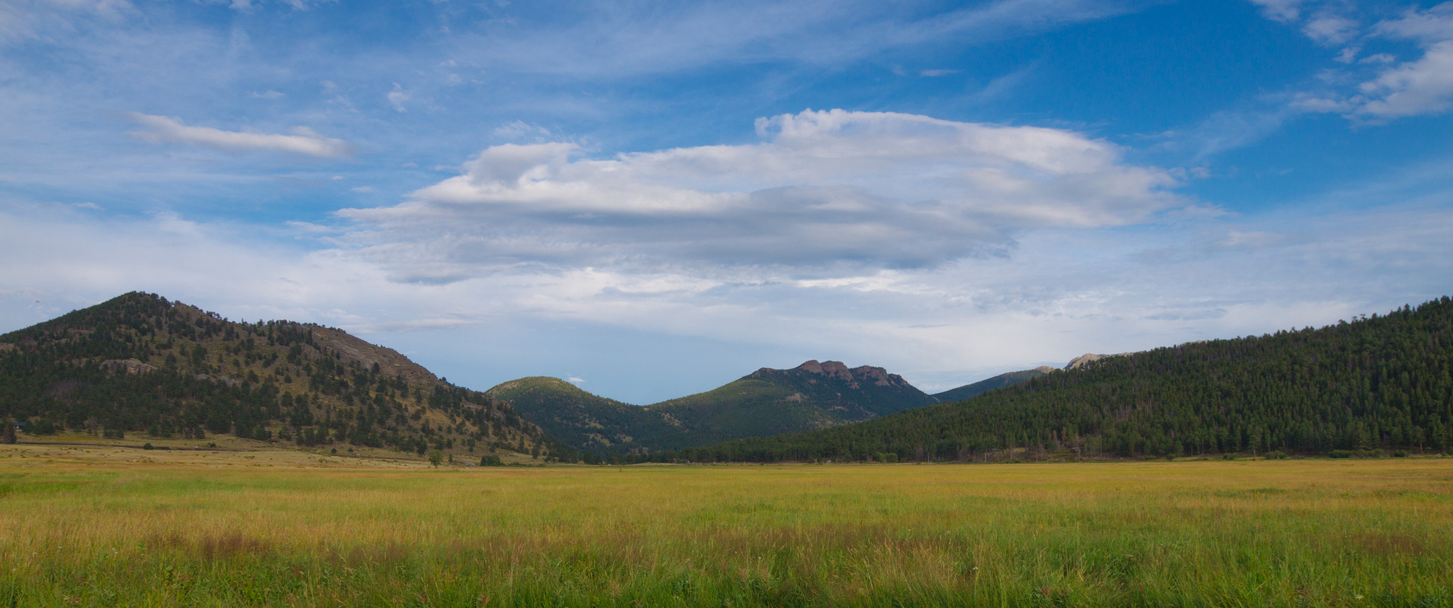 Sony SLT-A58 sample photo. Moraine park wide view photography