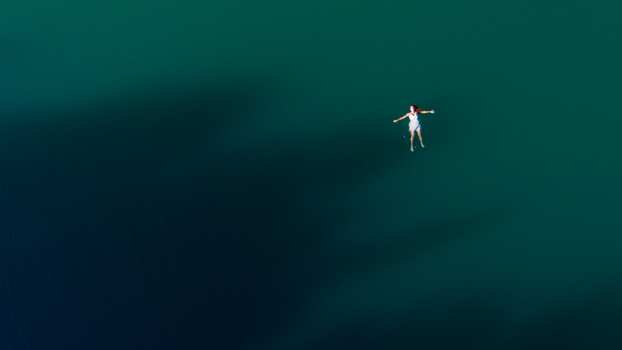 DJI FC550 sample photo. Floating on the water photography