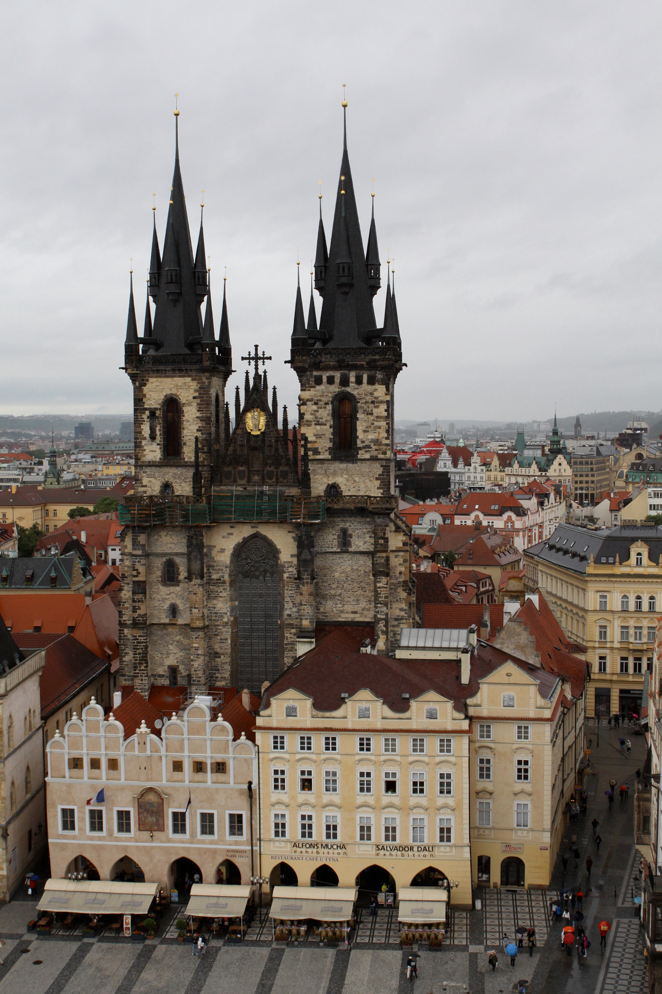 Canon EOS 50D + Canon EF 24-70mm F2.8L USM sample photo. Iglesia de nuestra señora en frente del tyn praga republica checa photography