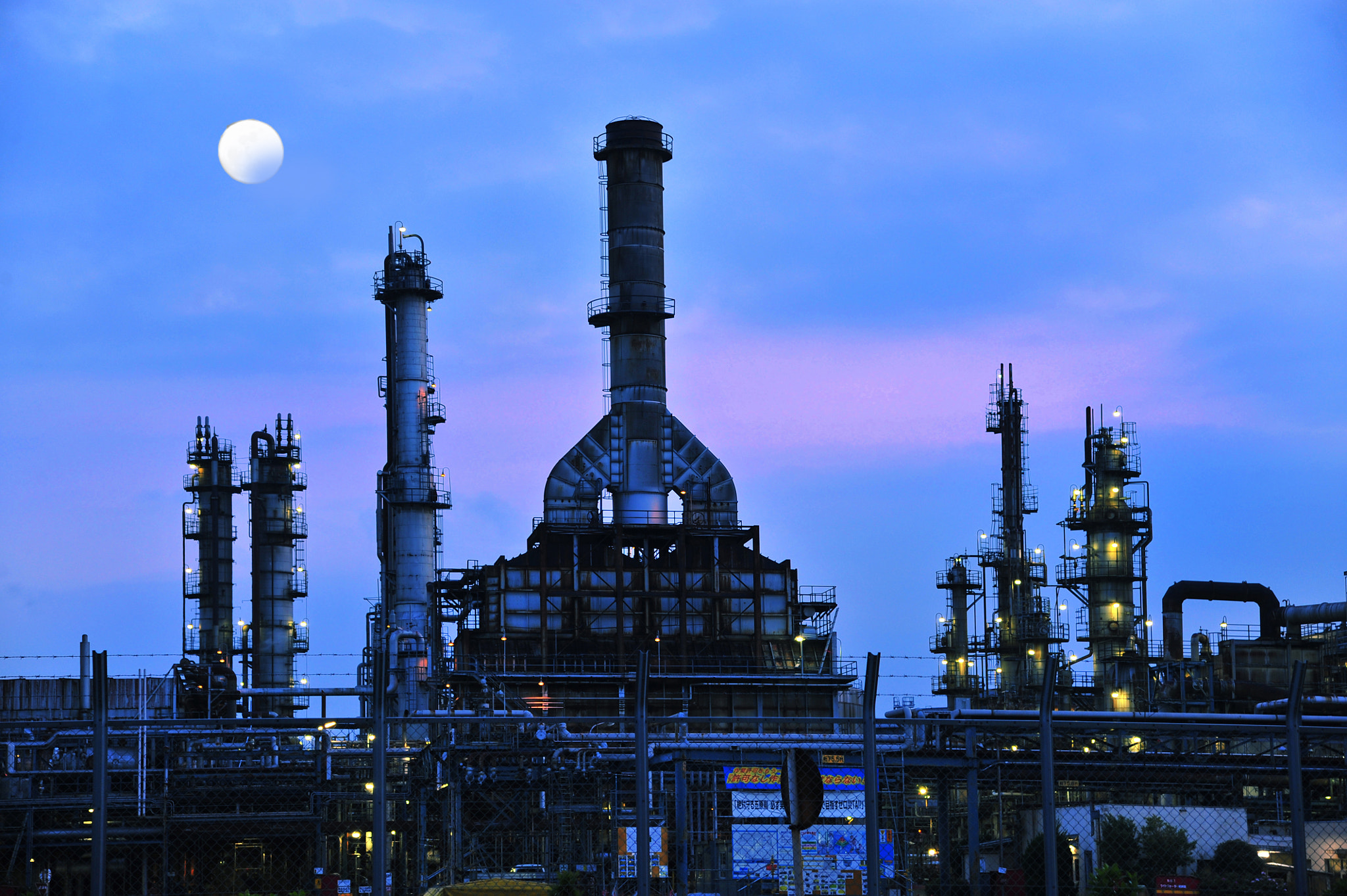 Nikon D3 sample photo. Kawasaki industrial area (145) photography