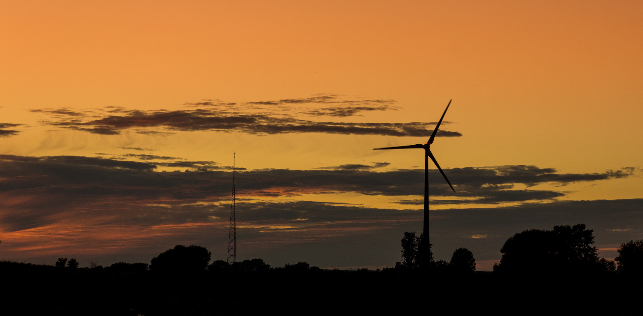 Sony SLT-A77 sample photo. Wind  turbine sunset photography