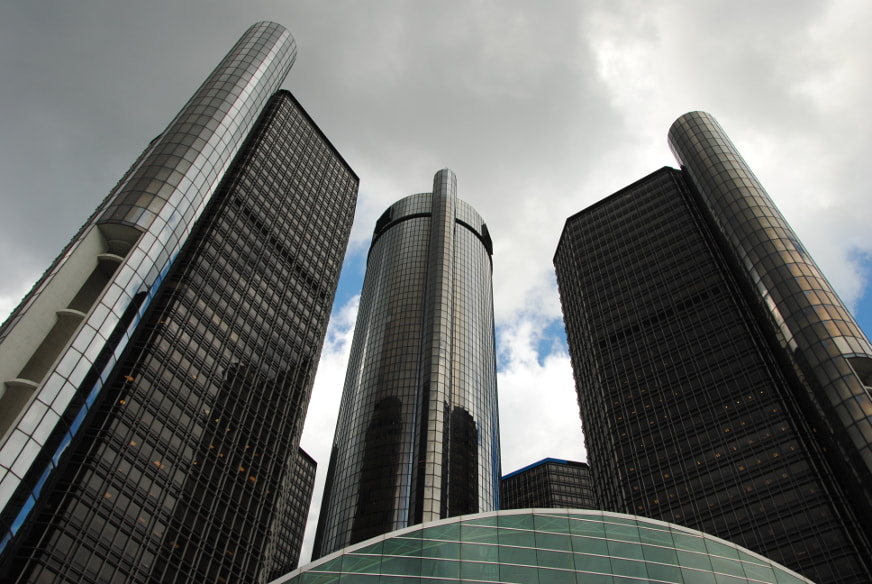 Nikon D3000 sample photo. The renaissance center photography