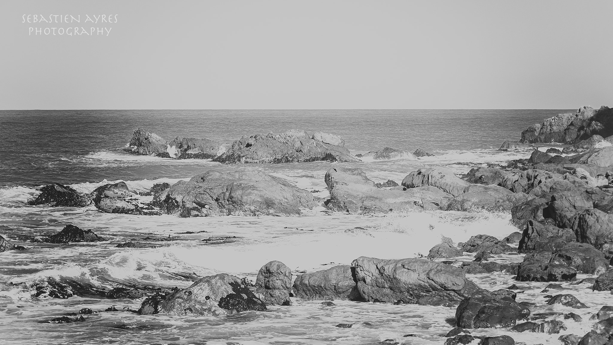 Tamron AF 70-300mm F4-5.6 Di LD Macro sample photo. Rocky shore photography