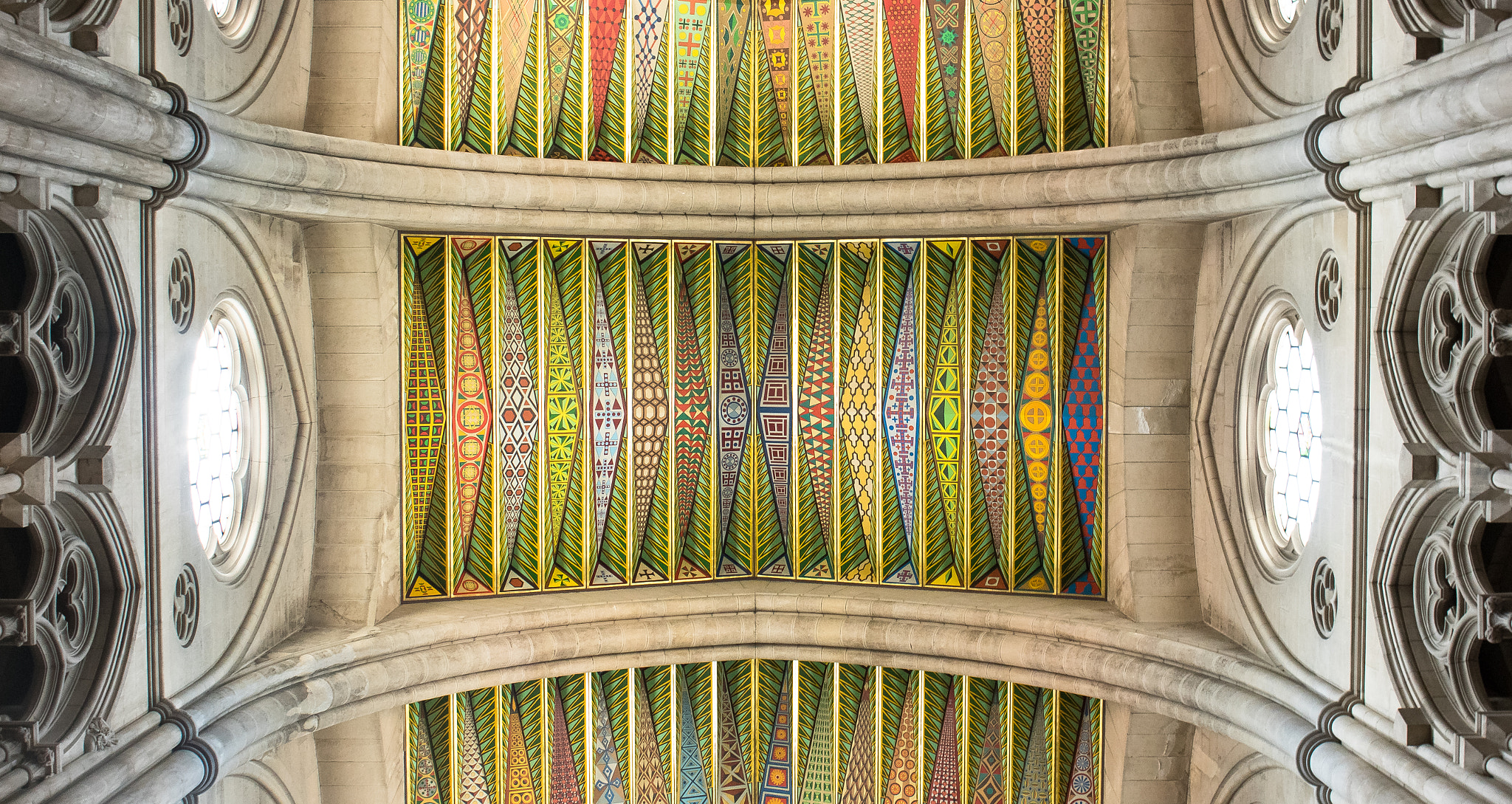Pentax K-3 + A Series Lens sample photo. Almudena cathedral (ceiling) photography
