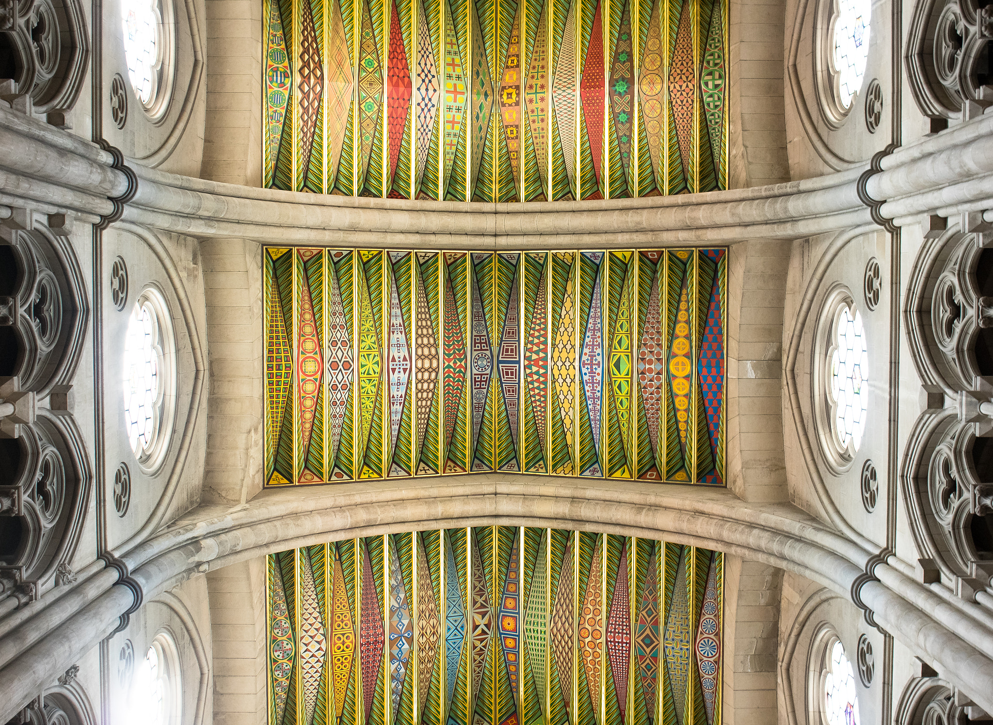 Pentax K-3 sample photo. Almudena cathedral (ceiling) ii photography