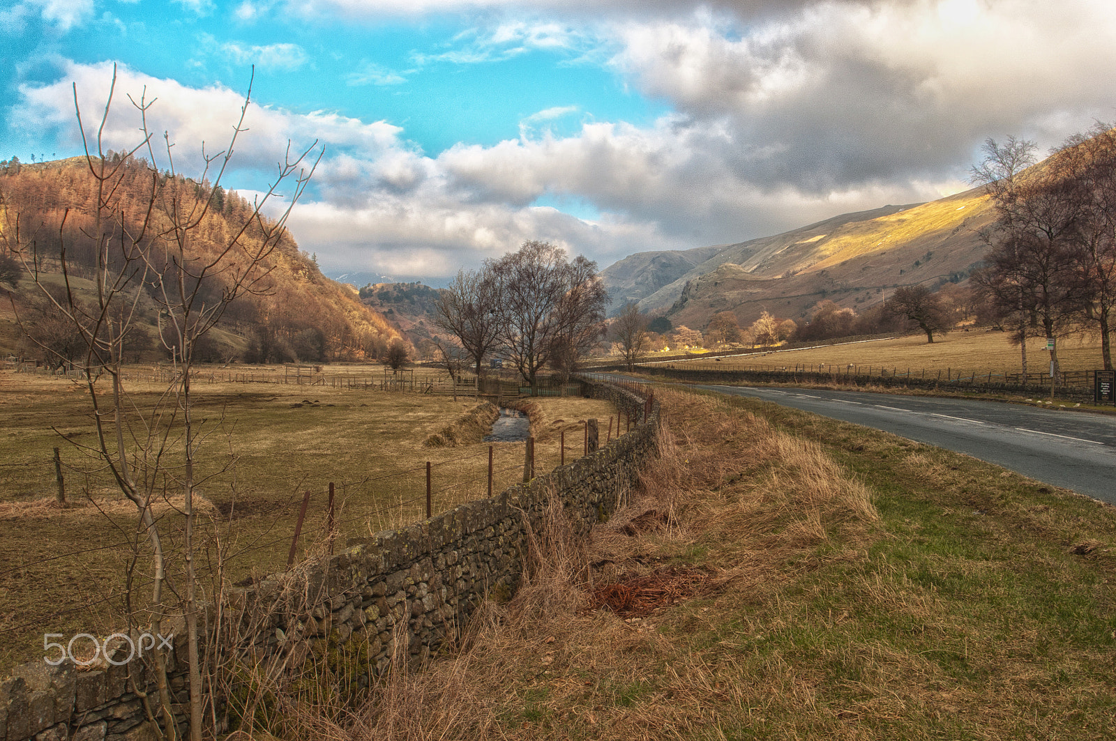 Nikon D5000 sample photo. Country road photography