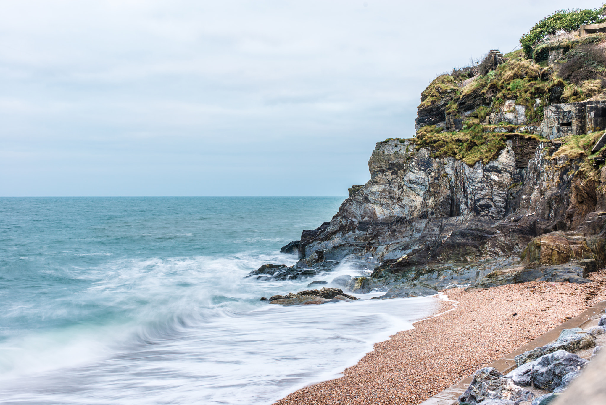 Nikon D800 + Sigma 50mm F2.8 EX DG Macro sample photo. Torcross photography