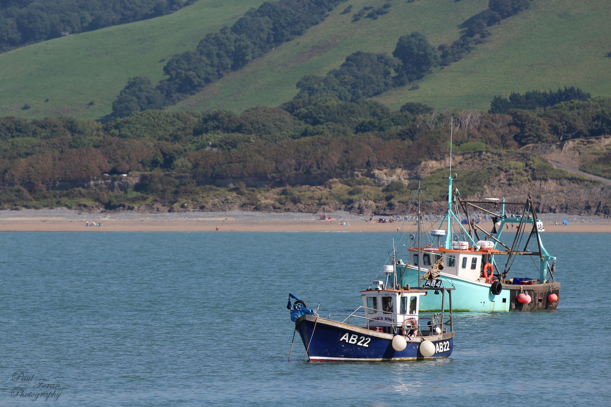 Canon EF 70-200mm F2.8L IS II USM sample photo. Fishing boats at anchor photography