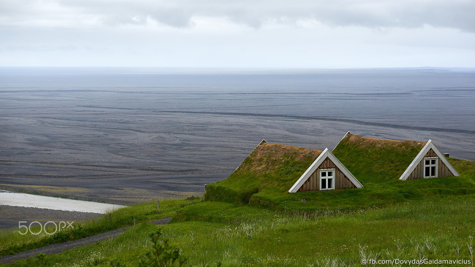 Sony Alpha NEX-5N + E 50mm F1.8 OSS sample photo. Vikings houses and lava fields photography