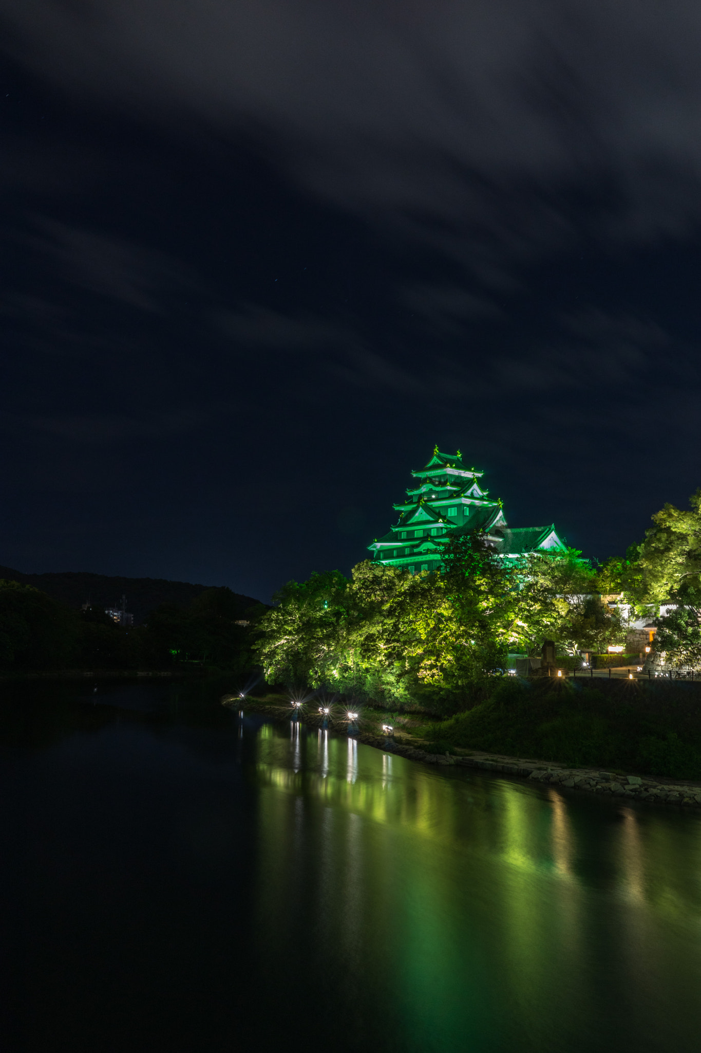 Sony a7 + Sony Distagon T* FE 35mm F1.4 ZA sample photo. Okayama castle photography