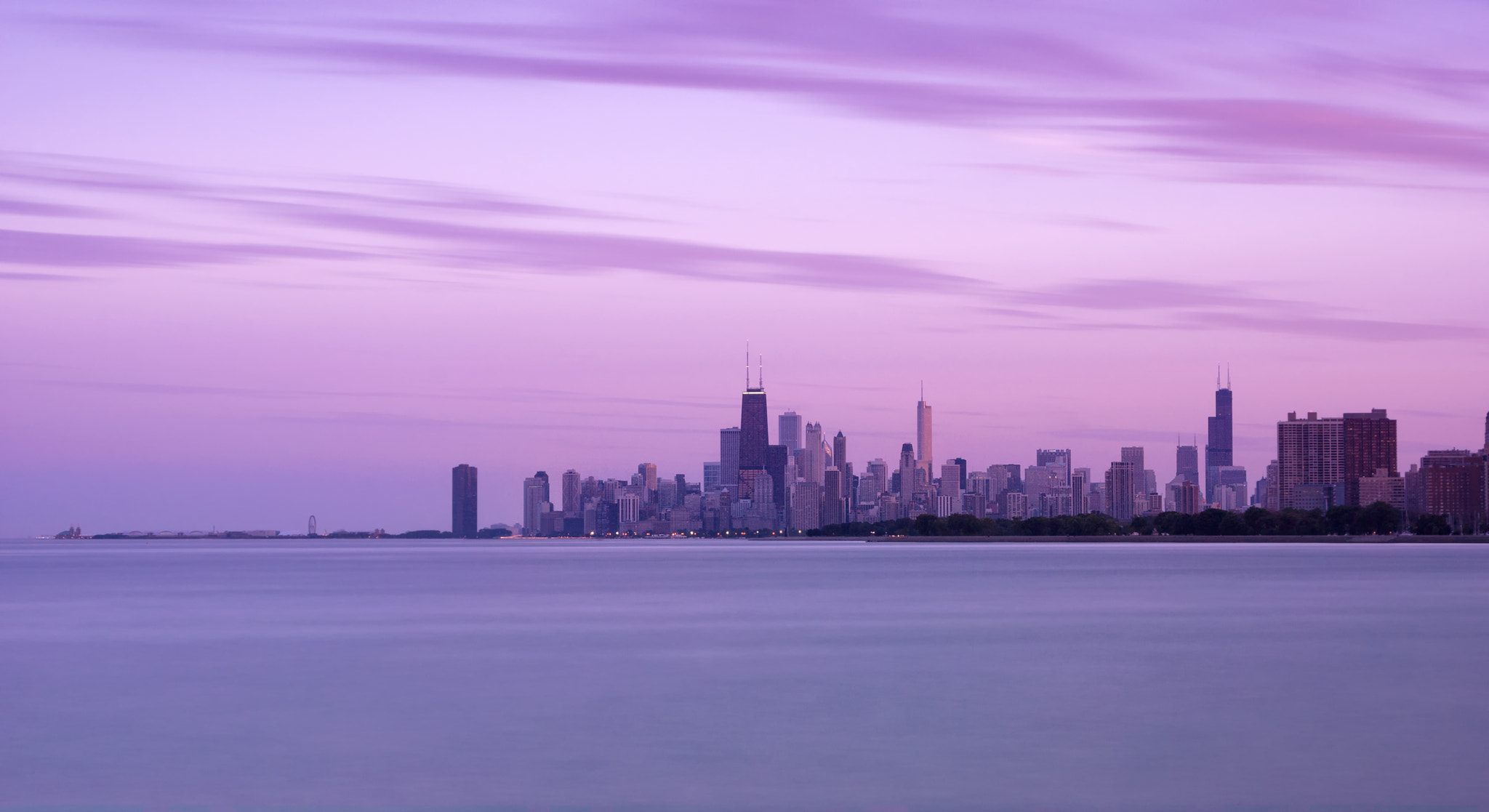 Pentax K-3 II sample photo. Chicago in pink! photography