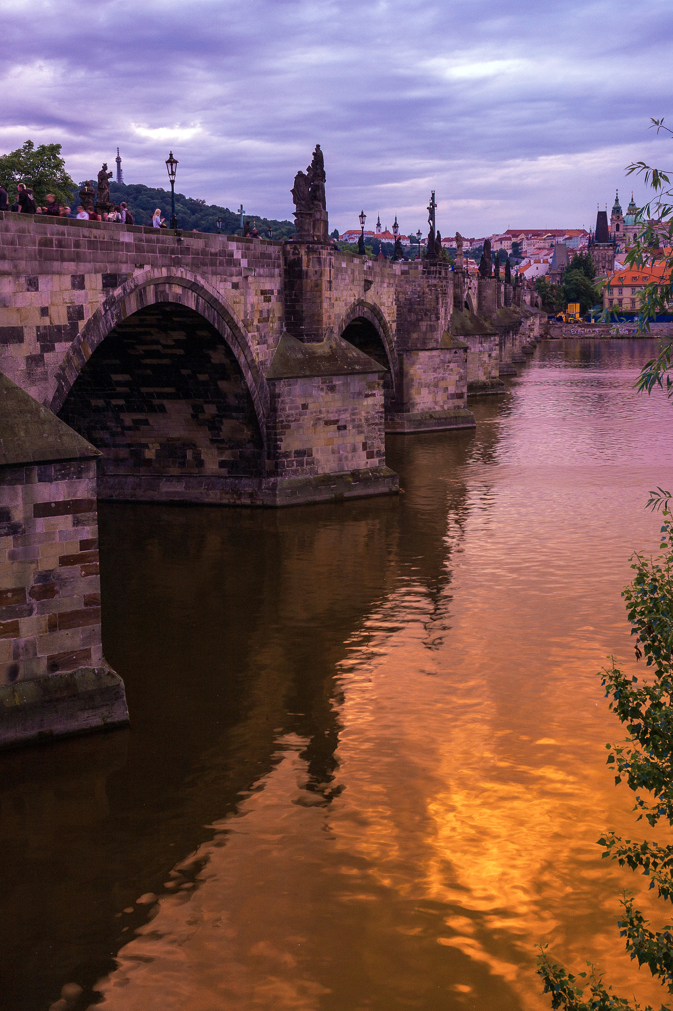 Canon EOS 5D sample photo. Prague bridges photography