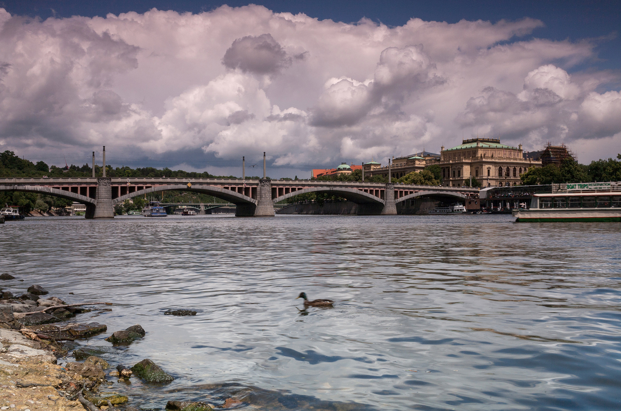 Canon EOS 5D sample photo. Prague bridges photography