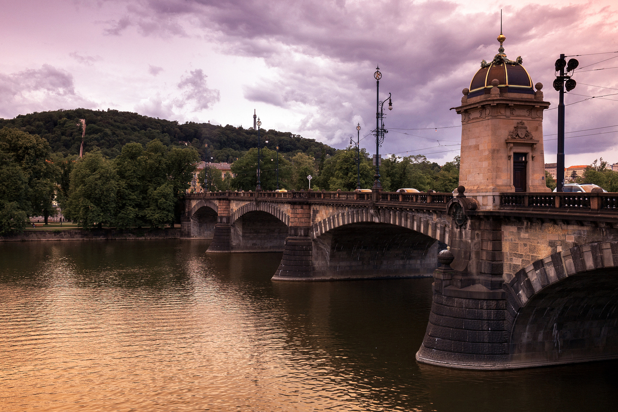 Canon EOS 5D sample photo. Prague bridges photography