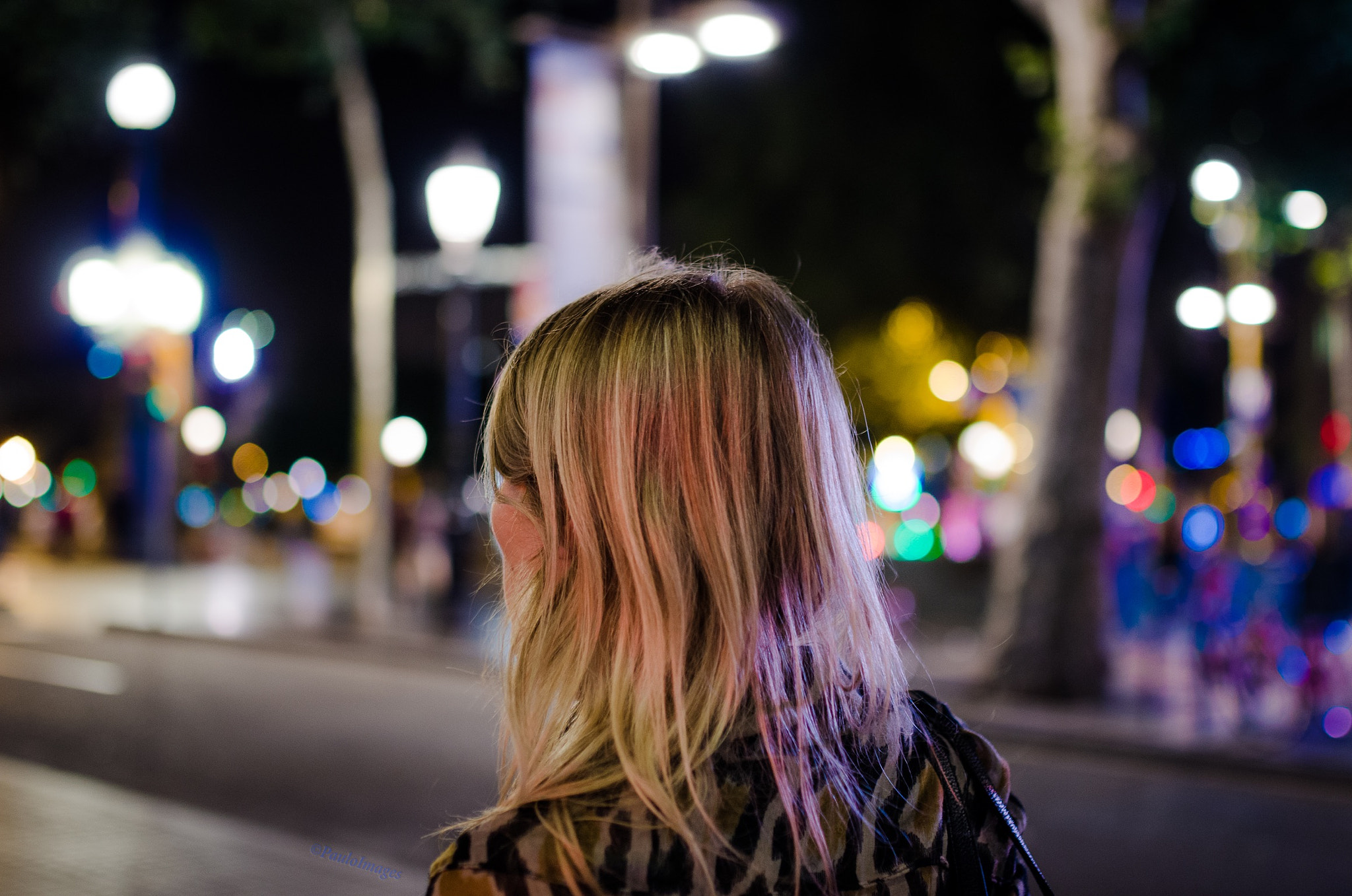 Nikon D7000 + Sigma 35mm F1.4 DG HSM Art sample photo. More barcelona night lights photography