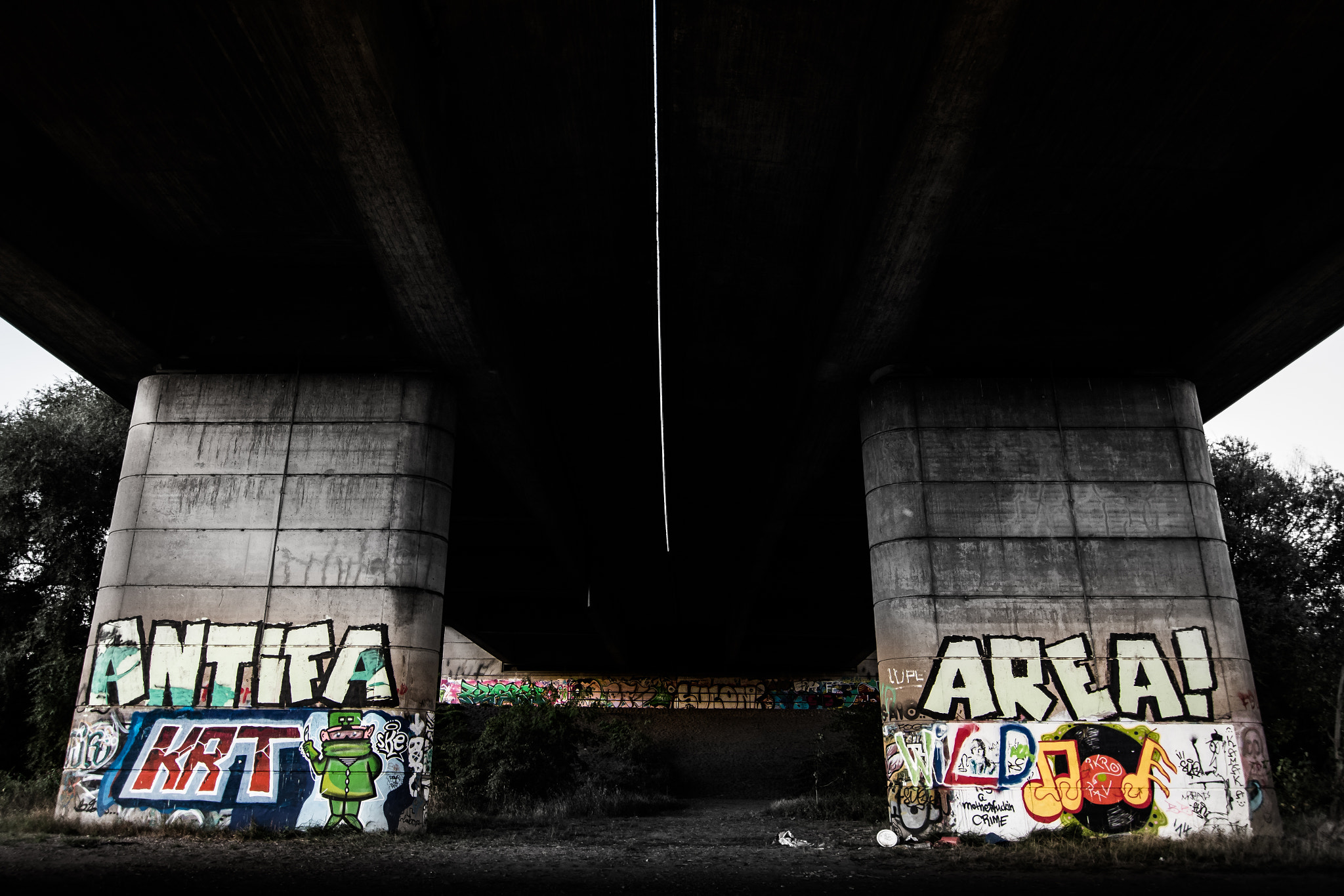 Nikon D500 + Tokina AT-X Pro 11-16mm F2.8 DX II sample photo. Under tha bridge photography